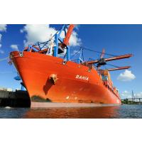 7366 Rotes Schiff Container Feeder BAHIA im Hamburger Hafen | 